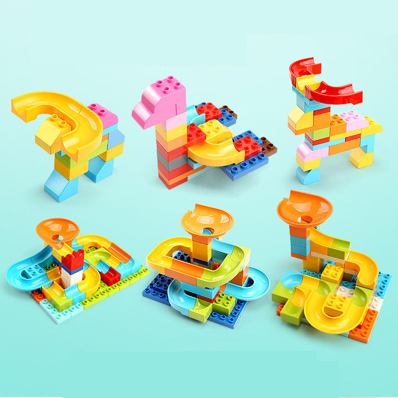 500g Marble Run Track Building Blocks Set with Large Bricks - ToylandEU