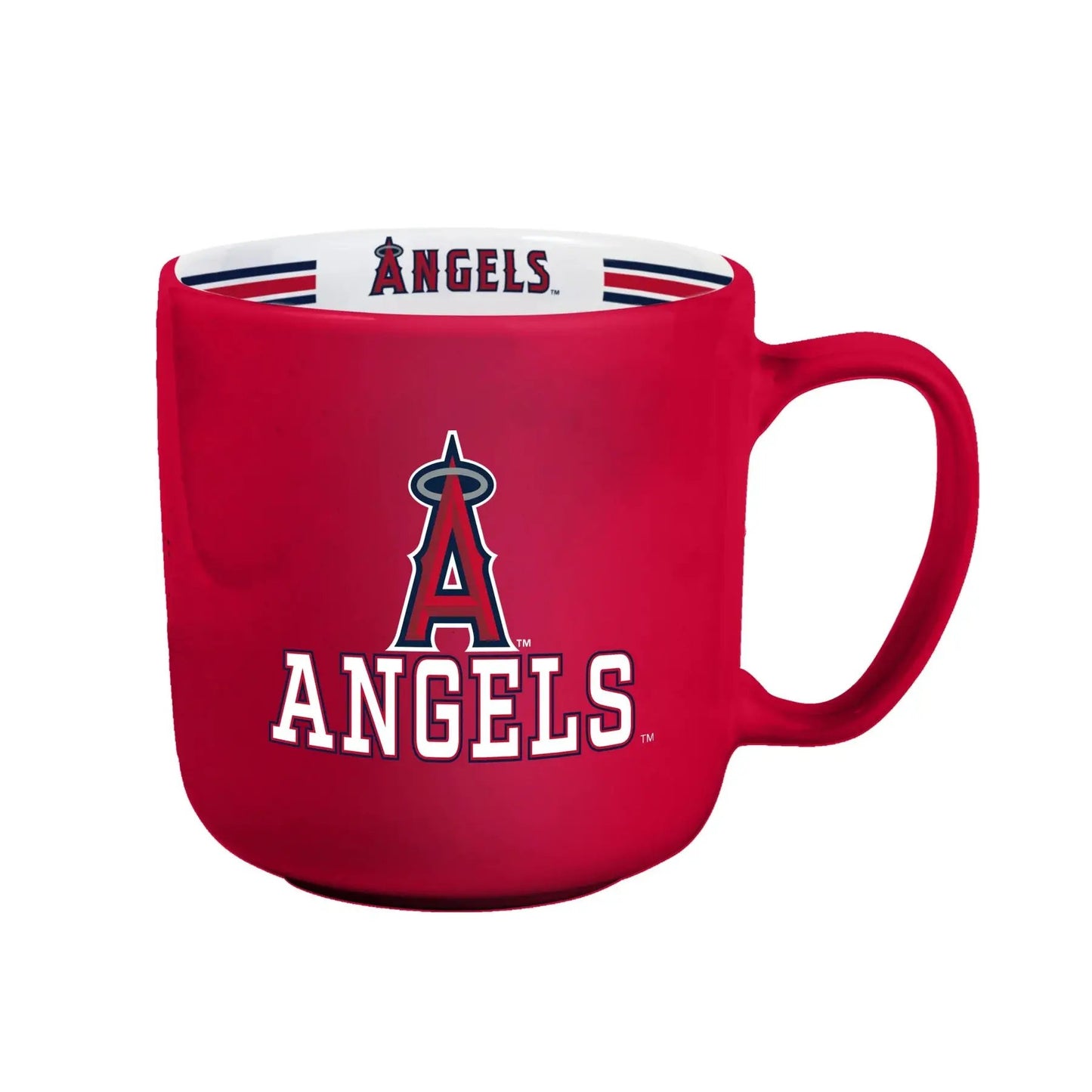 Los Angeles Angels Coffee Mug 15oz Stripe Design