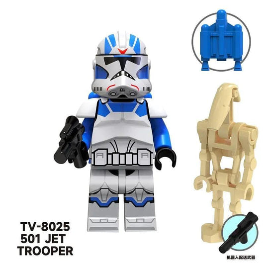 Durable LEGO Compatible Jet Trooper Building Block Figure - ToylandEU
