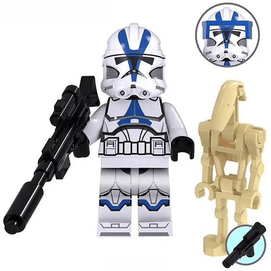 501st Legion Clone Trooper & Battle Droid Lego Star Wars Minifigures - Minifigure Toys
