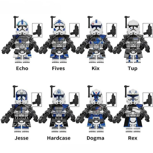  501st Legion Clone Trooper Minifigures Lego Set of 8 -  ToylandEU™