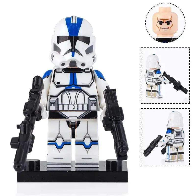 501st Legion Clone Trooper Star Wars Lego Minifigures Custom Toys - Minifigure Toys