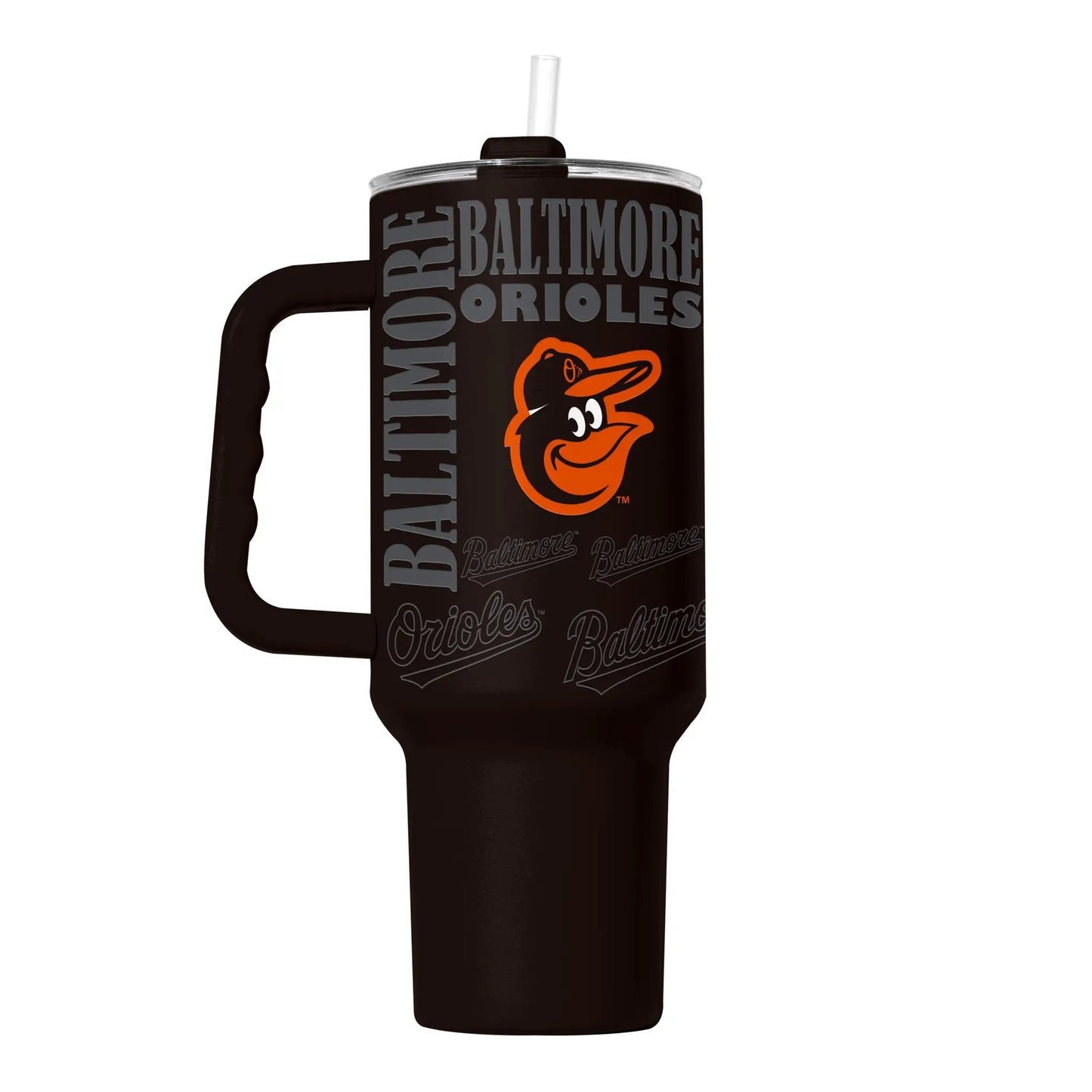 Baltimore Orioles Tumbler 40oz Powder Coat Replay