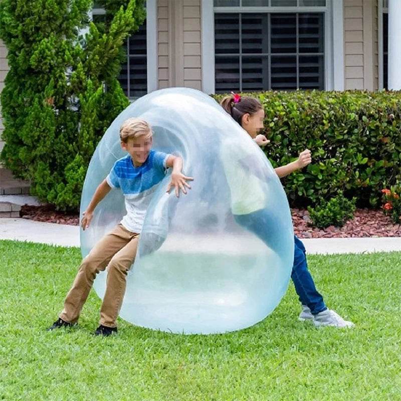 50CM Outdoor Inflatable Toy Bubble Ball Summer TPR Decompression Super Large Inflatable Balloon Water Injection Bubble Ball - ToylandEU