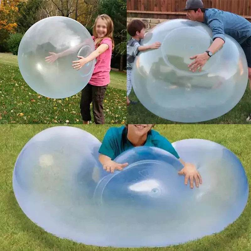 50CM Outdoor Inflatable Toy Bubble Ball Summer TPR Decompression Super Large Inflatable Balloon Water Injection Bubble Ball - ToylandEU