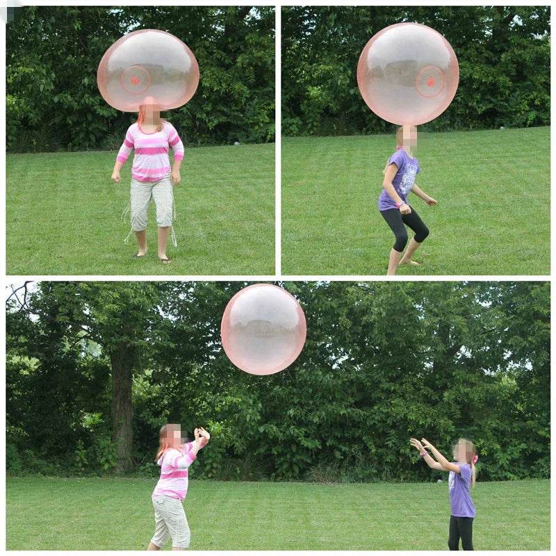50CM Outdoor Inflatable Toy Bubble Ball Summer TPR Decompression Super Large Inflatable Balloon Water Injection Bubble Ball - ToylandEU