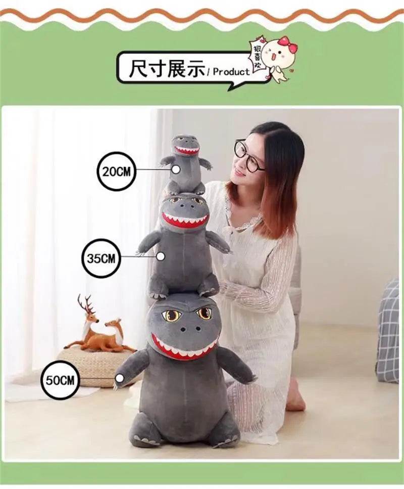 50cm Large Size Anime Godzilla Stuffed Action Cartoon King of Monster Kawaii Plush Doll Kids Toys Birthday Gift - ToylandEU