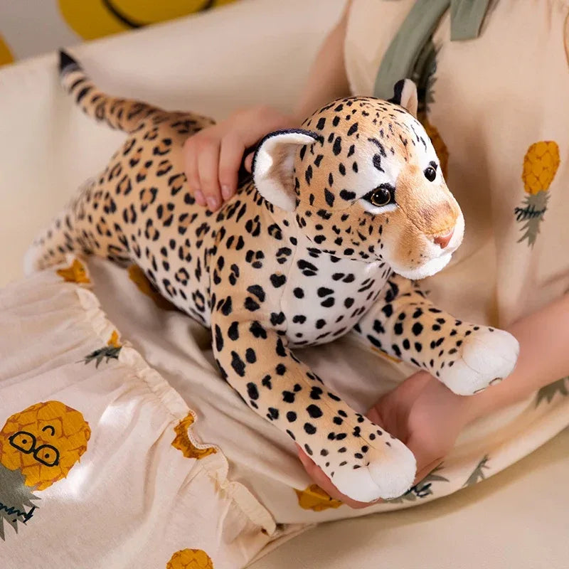 50cm White Tiger Plush Toy, Soft Stuffed Animal Cushion, PP Cotton Filling, Unisex Home Decor Gift For Kids - ToylandEU