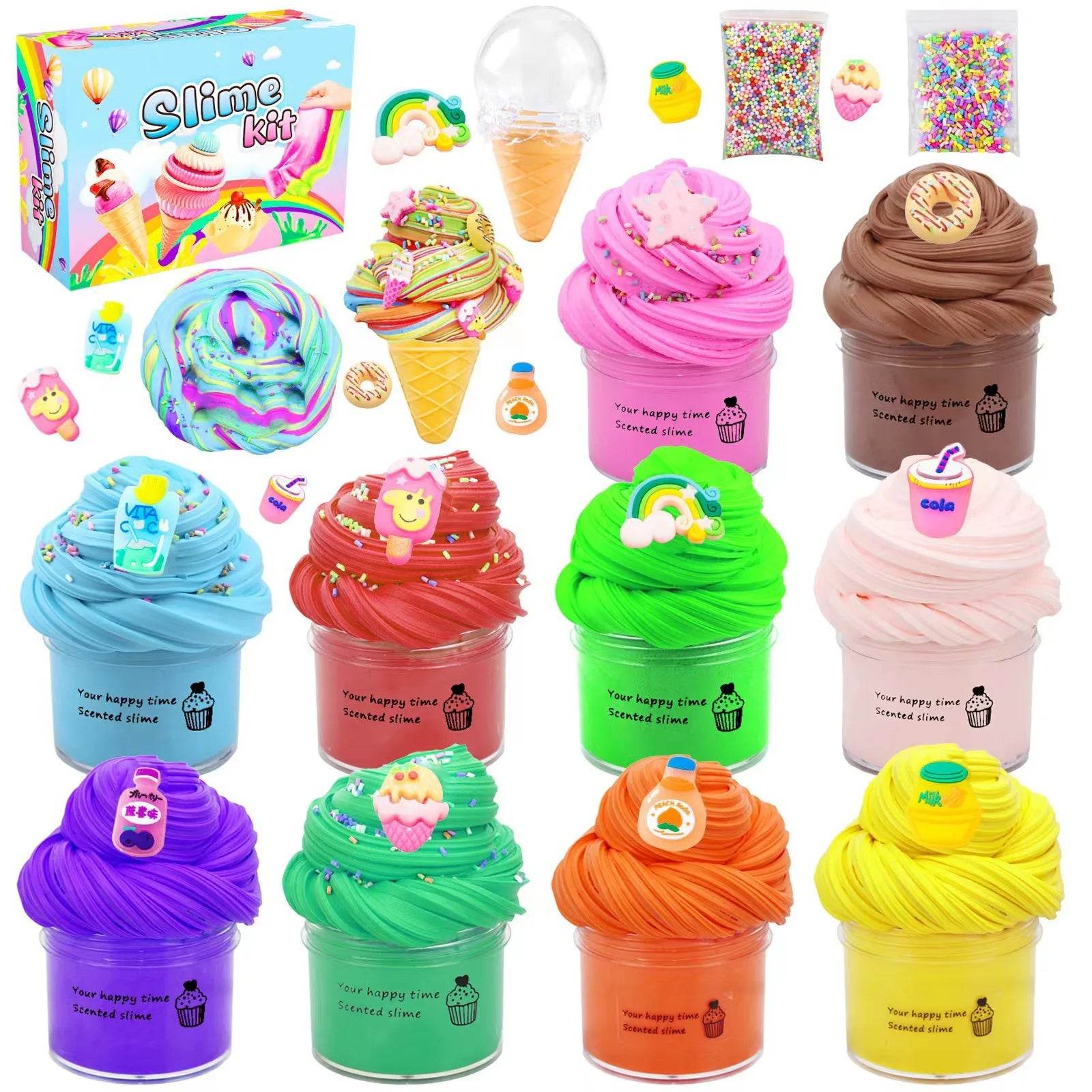 50ml Butter Slime Kit Fake Candy Scented Slime Toys - ToylandEU