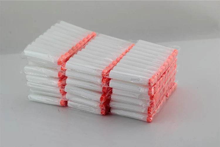50pc White Luminous Nerf Bullets 7.2cm Soft Darts Gift - ToylandEU