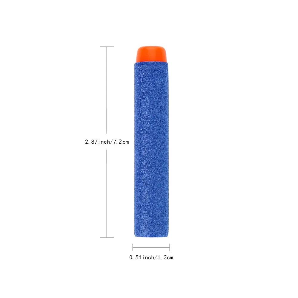 50pcs 8colors Soft Bullet Head Foam Bullets for Nerf N-strike Elite Series - ToylandEU