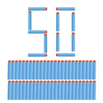 50pcs 8colors Soft Bullet Head Foam Bullets for Nerf N-strike Elite Series - ToylandEU