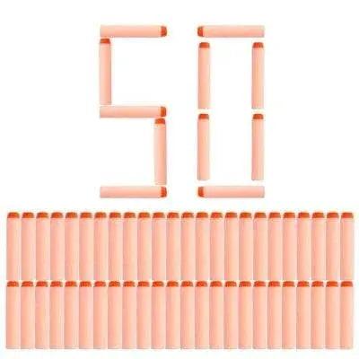  50pcs 8colors Soft Bullet Head Foam Bullets for Nerf Toys -  ToylandEU™