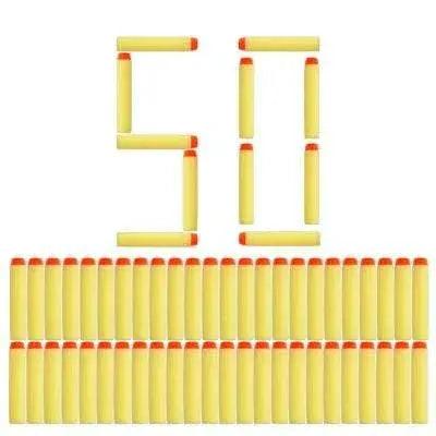  50pcs 8colors Soft Bullet Head Foam Bullets for Nerf Toys -  ToylandEU™