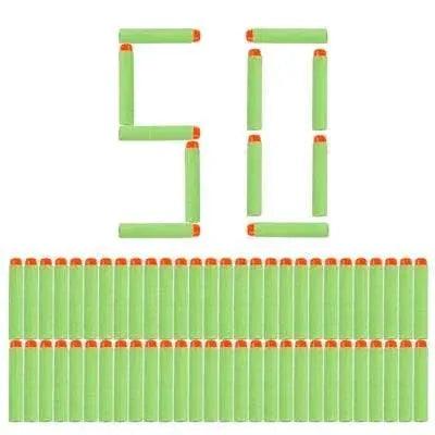  50pcs 8colors Soft Bullet Head Foam Bullets for Nerf Toys -  ToylandEU™