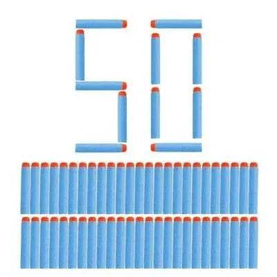  50pcs 8colors Soft Bullet Head Foam Bullets for Nerf Toys -  ToylandEU™