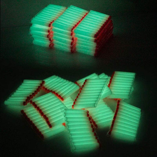 50pcs Fluorescence Toy Gun Luminous Bullets for Nerf Blasters - ToylandEU