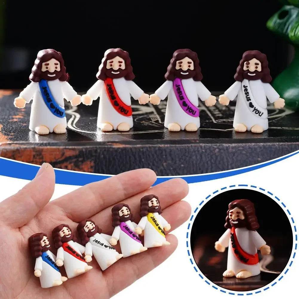 50pcs Mini Jesus Statue Easter Decoration Religious Savior Christ Toys Figures - ToylandEU