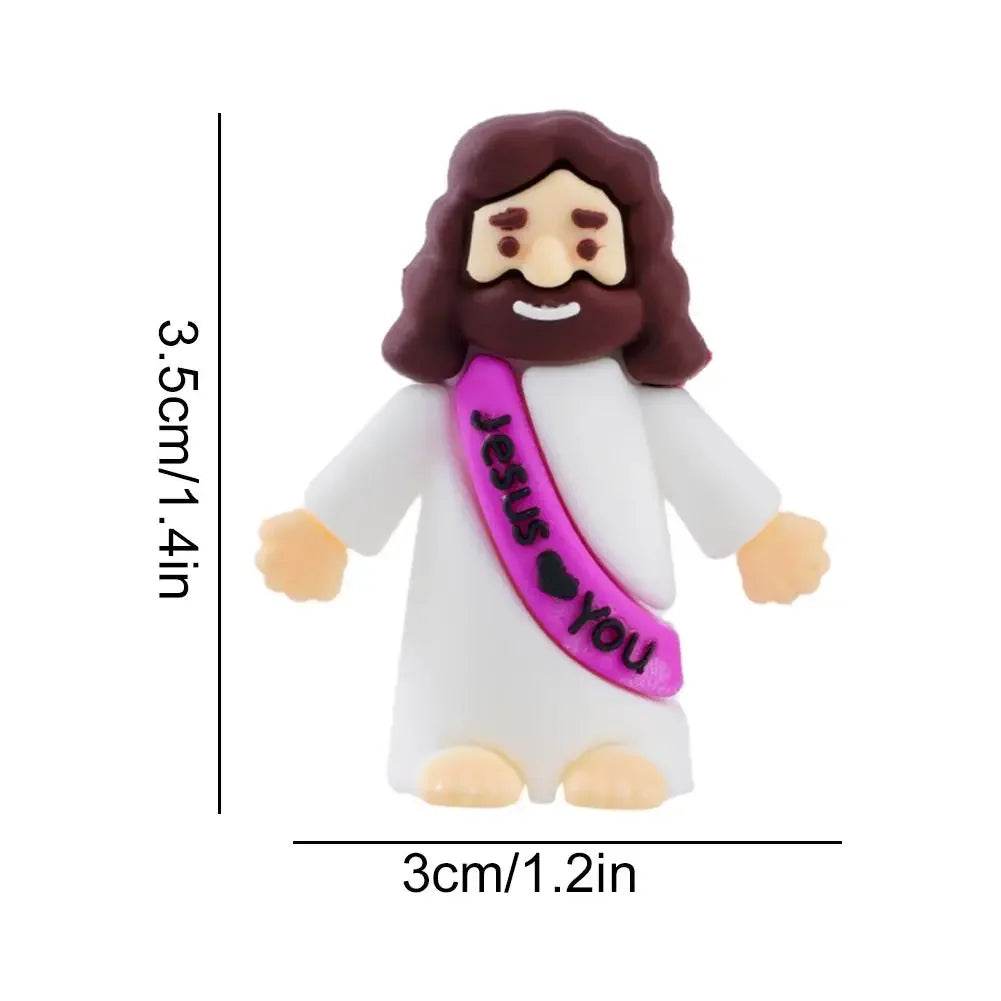50pcs Mini Jesus Statue Easter Decoration Religious Savior Christ Toys Figures - ToylandEU