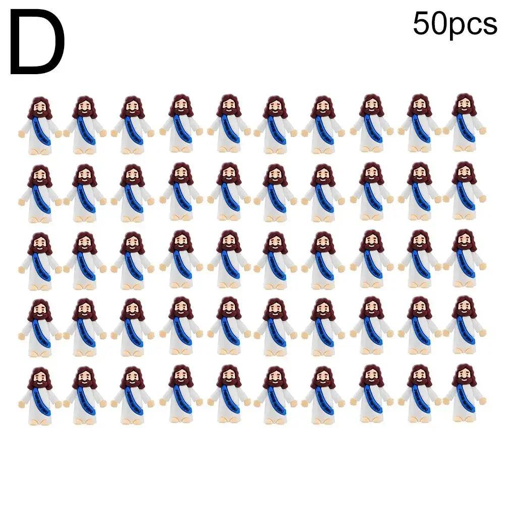 50pcs Mini Jesus Statue Easter Decoration Religious Savior Christ Toys Figures - ToylandEU