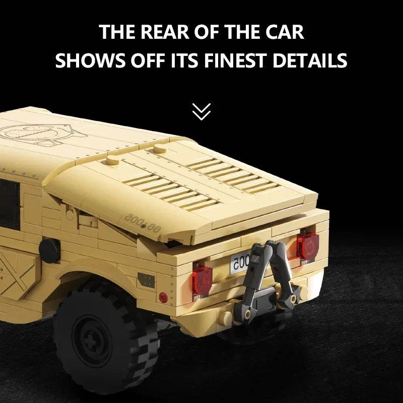 510PCS Military Vehicle H1 Building Blocks Educational Toys - ToylandEU