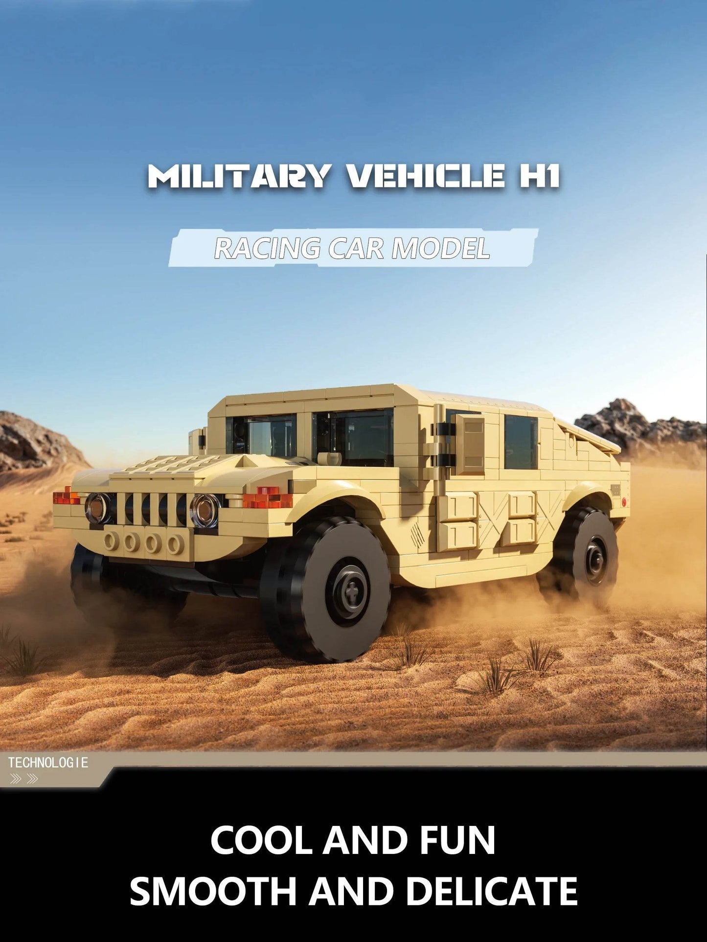 510PCS Military Vehicle H1 Building Blocks Educational Toys - ToylandEU