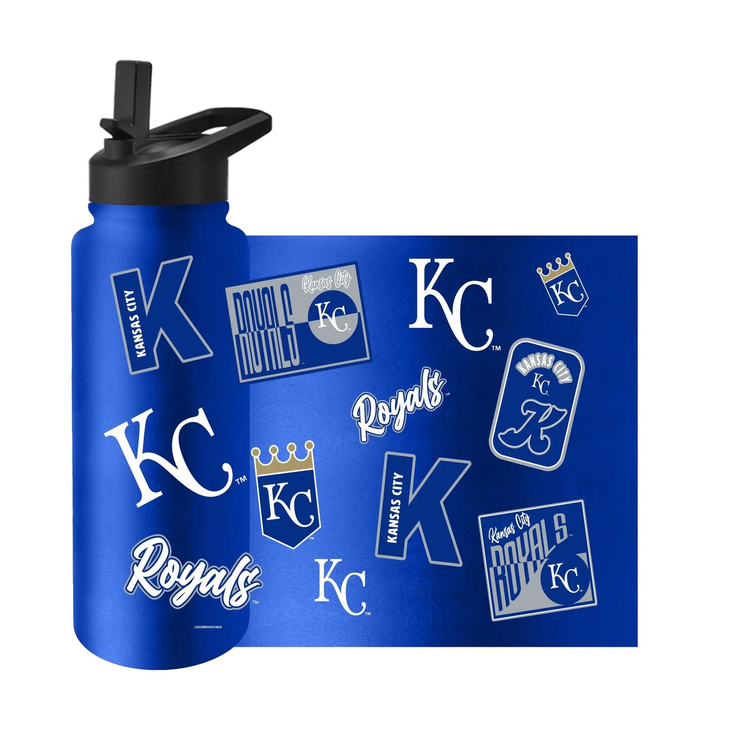 Kansas City Royals Quencher Bottle 34oz Stainless Steel Dreamweave