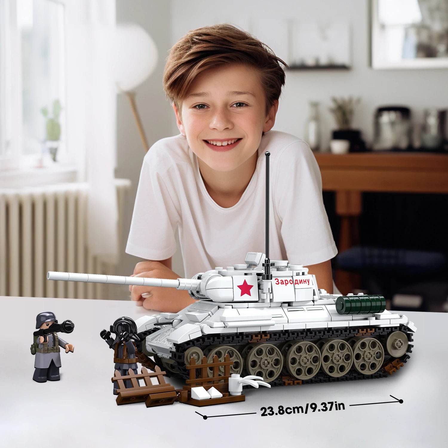 518PCS T34-85 Tank Building Blocks Set Educational Toys - ToylandEU