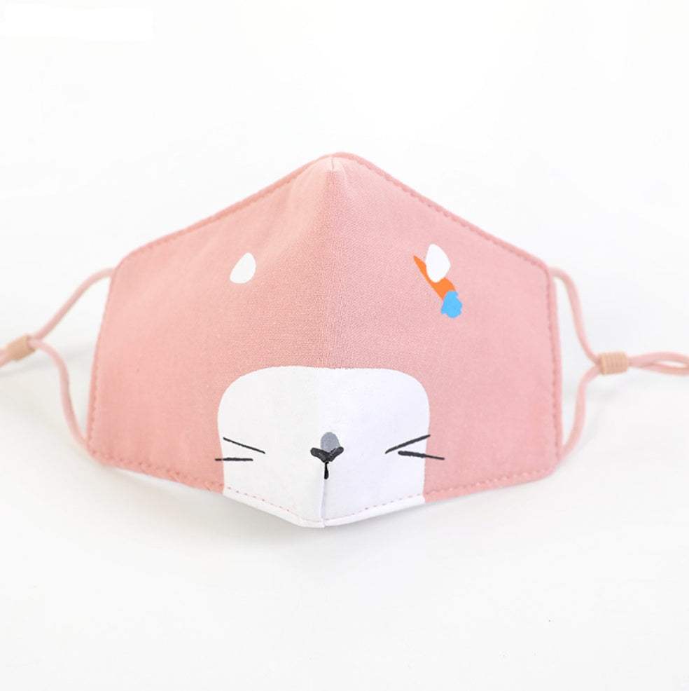 Kids' Cotton Face Mask | Breathable, Ages 3-10