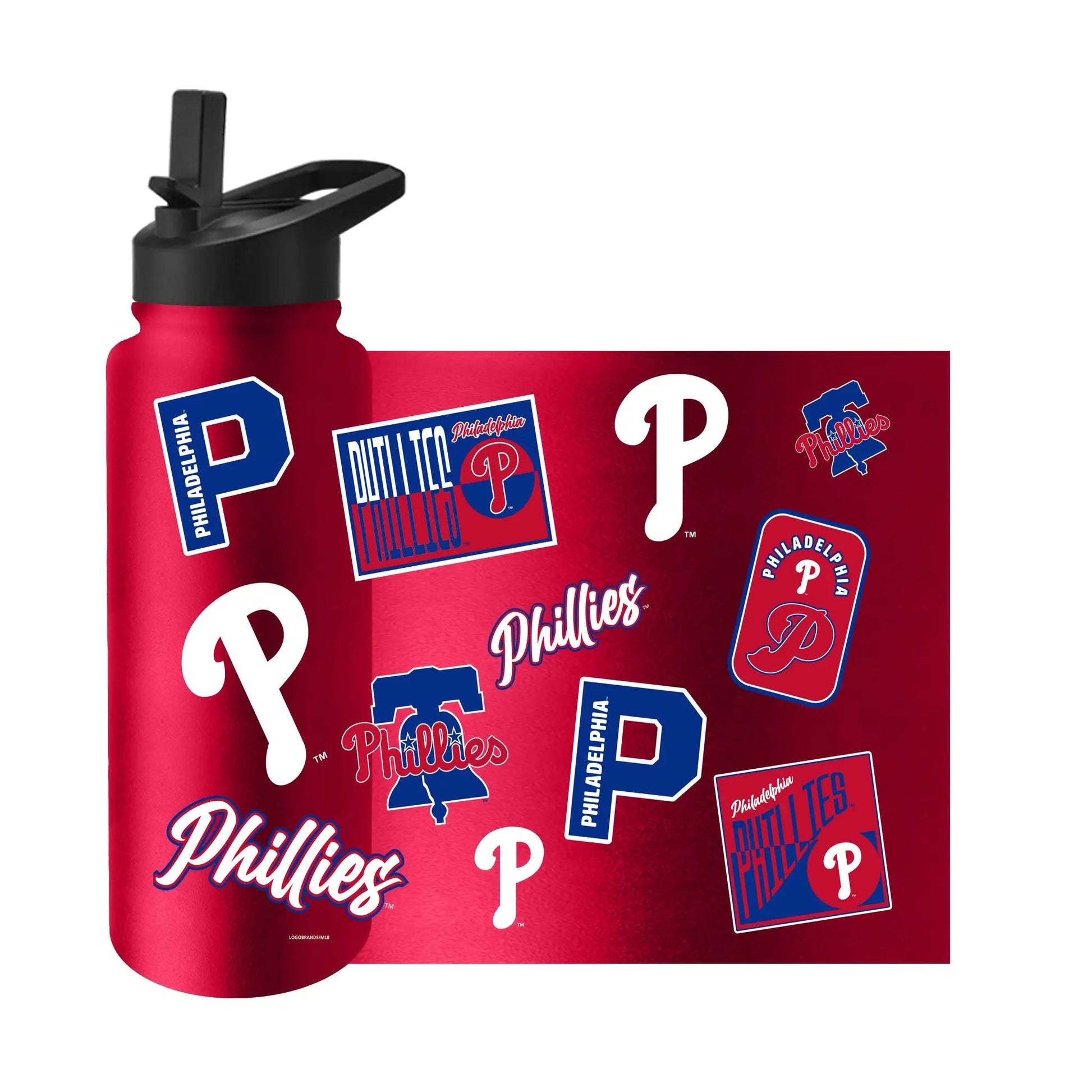 Philadelphia Phillies Quencher Bottle 34oz Stainless Steel Dreamweave