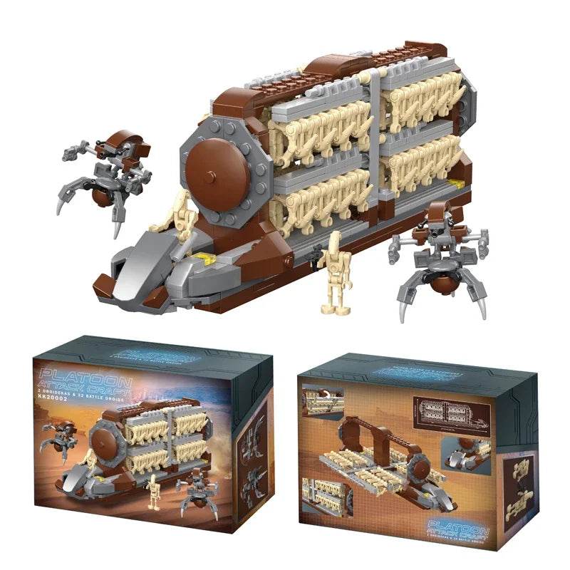 522PCS Space War Transport Vehicle Building Blocks Toys - ToylandEU