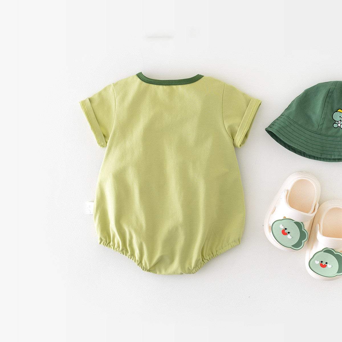 Baby Full Moon Dinosaur Jumpsuit | Light Green | Going-Out Outfit
