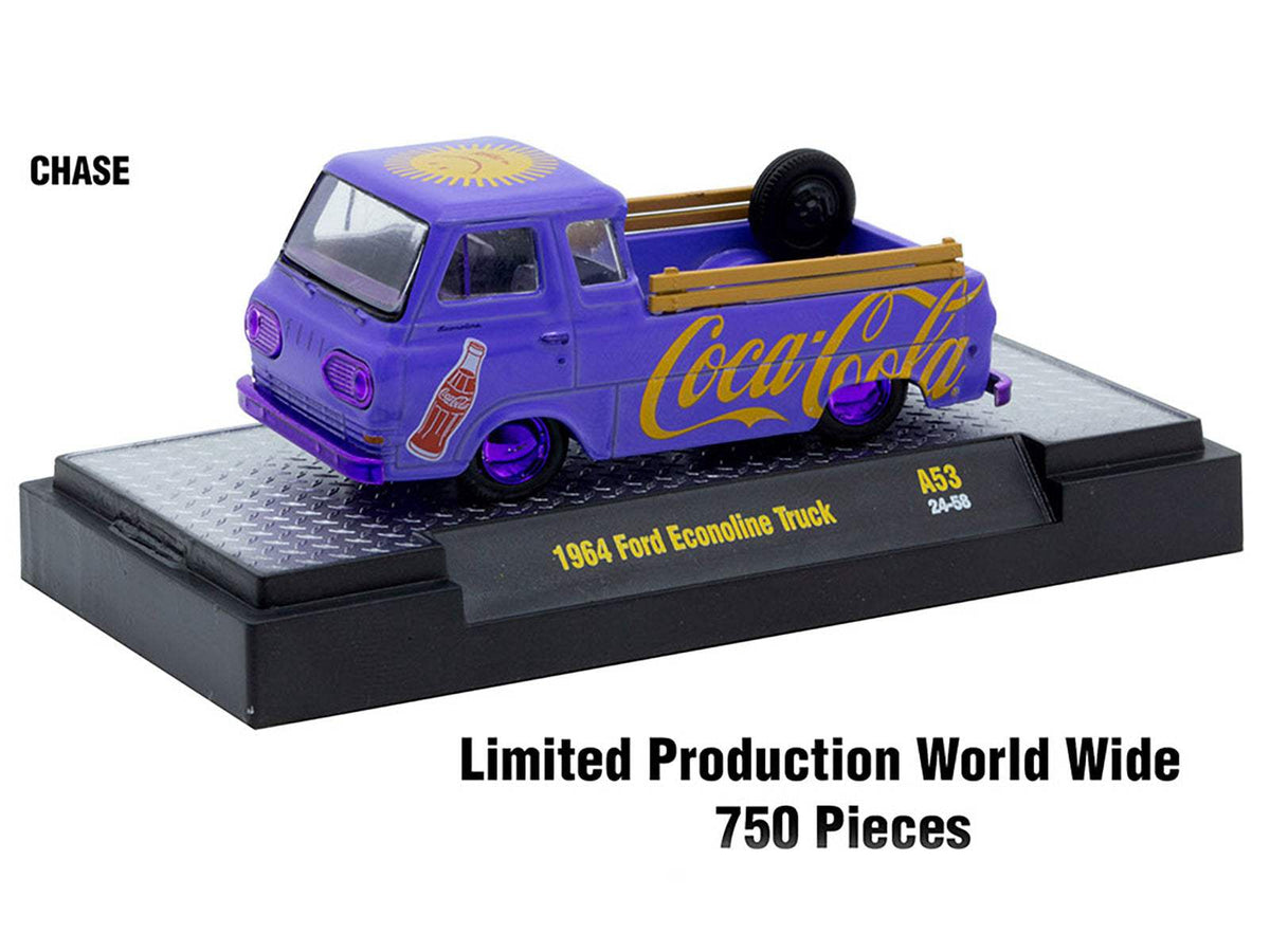 Coca-Cola Set of 3 pieces Release 53 | 1/64 Diecast Model Car | M2 Machines | Coca-Cola Series