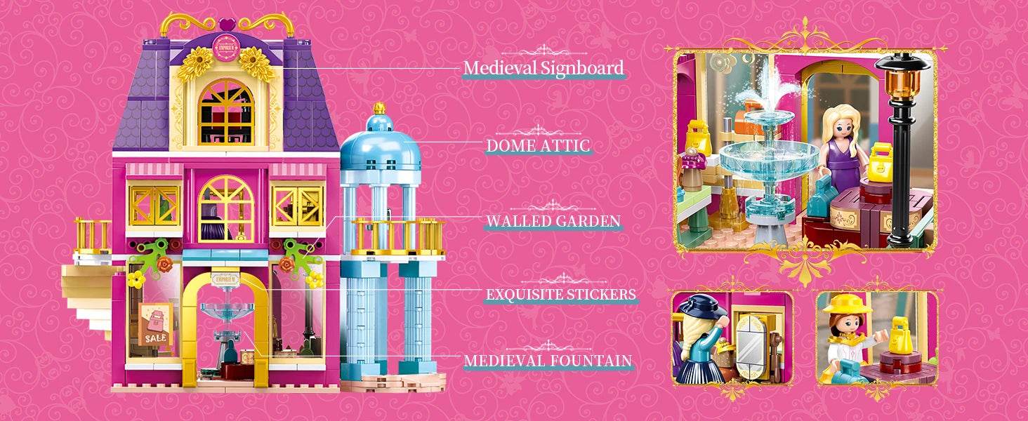 526PCS Fashion Department Store Building Blocks Set For Kids - ToylandEU