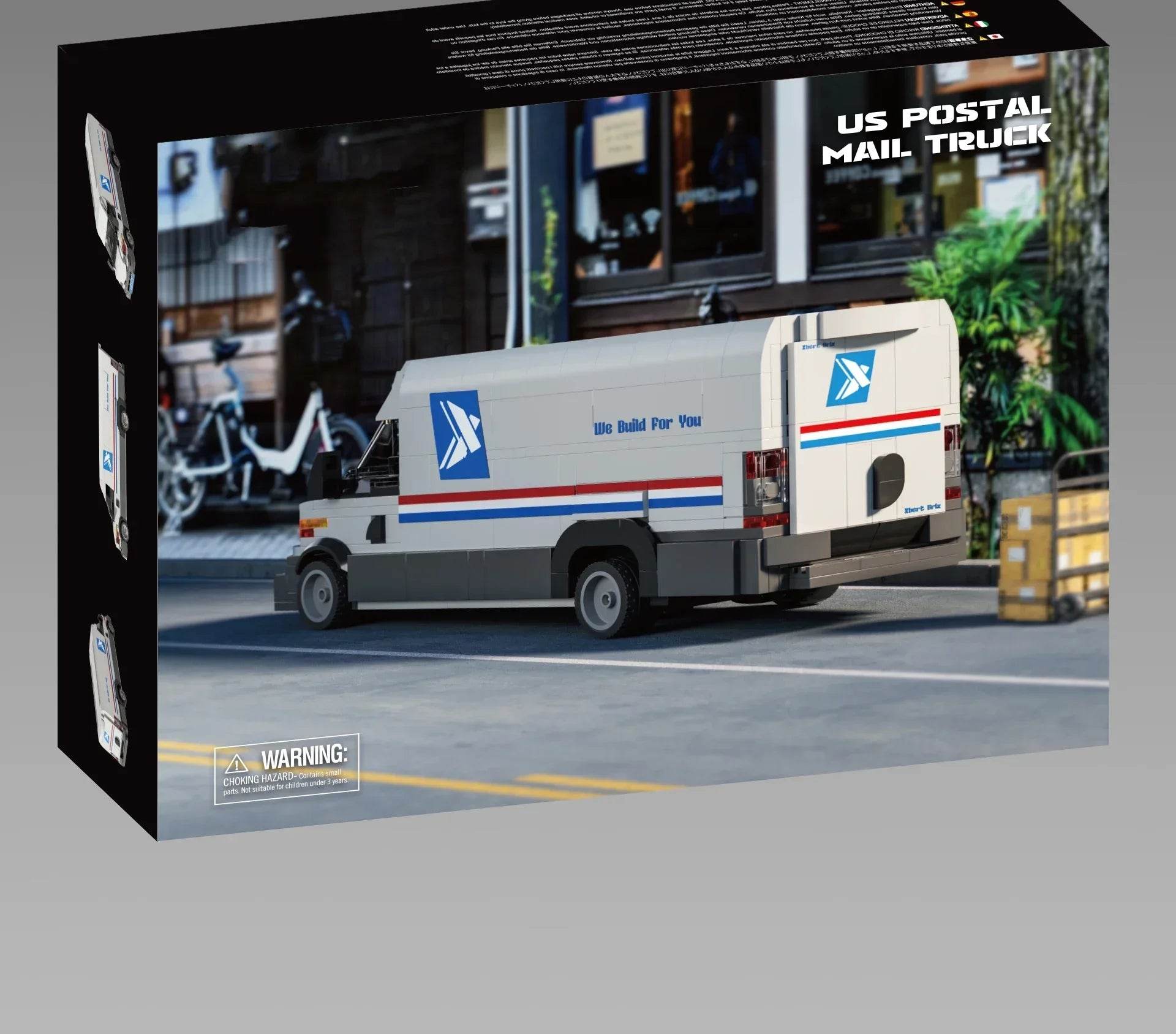 526PCS Postal Truck Building Blocks City Mail Transport Car - ToylandEU