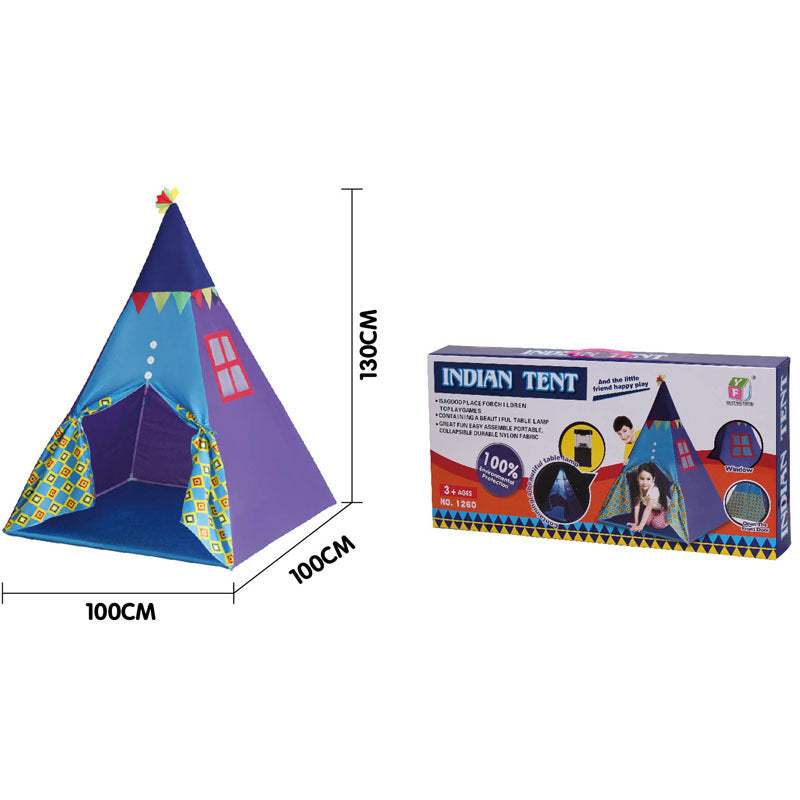 Kids' Indian Play Tent | 100 x 100 x 130 cm