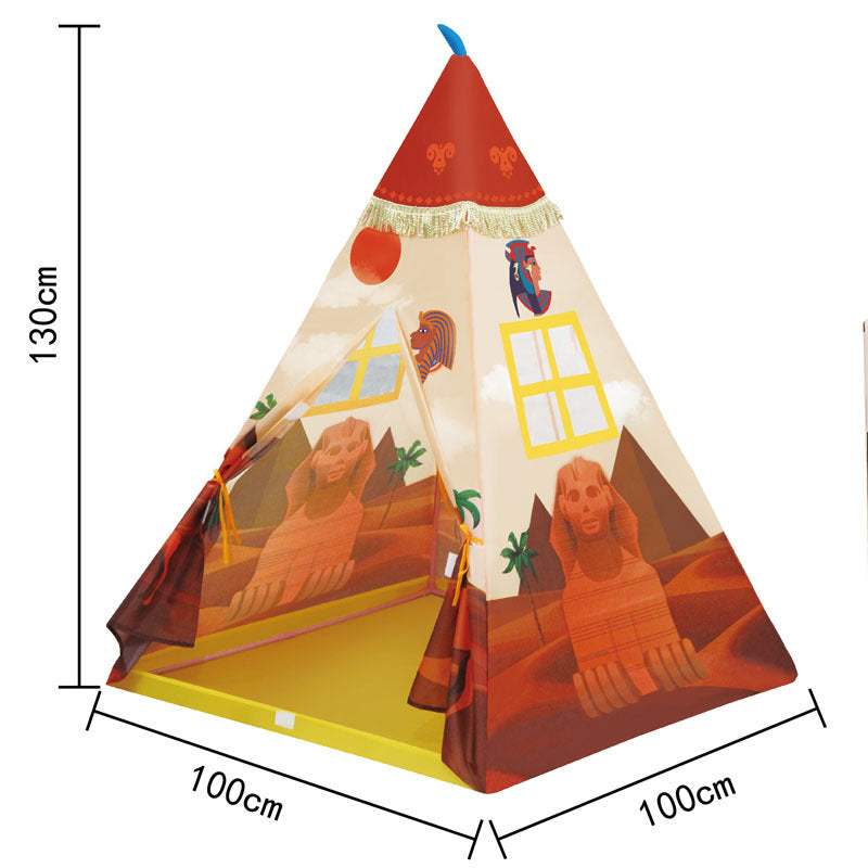Kids' Indian Play Tent | 100 x 100 x 130 cm