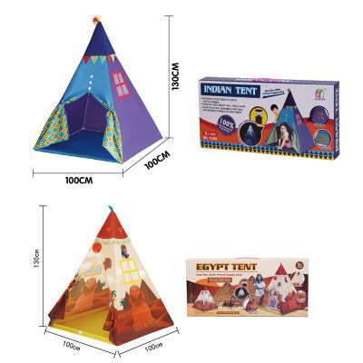 Kids' Indian Play Tent | 100 x 100 x 130 cm
