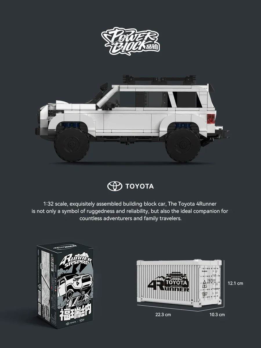 540PCS Toyota 4Runner Off Road Car Building Blocks Set - ToylandEU