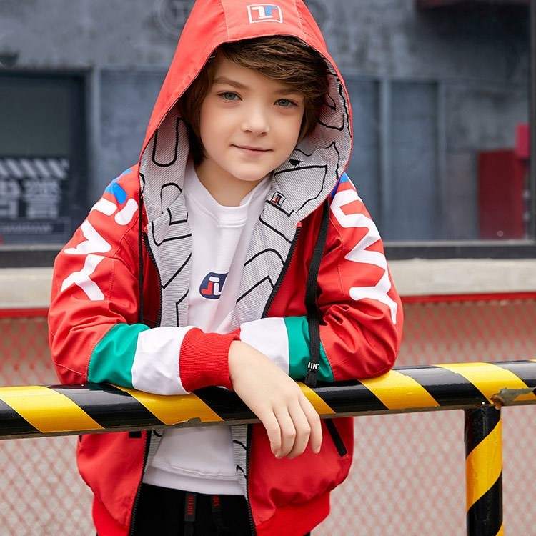 Boys' Sports Jacket | Chemical Fiber Blended | Sports Style