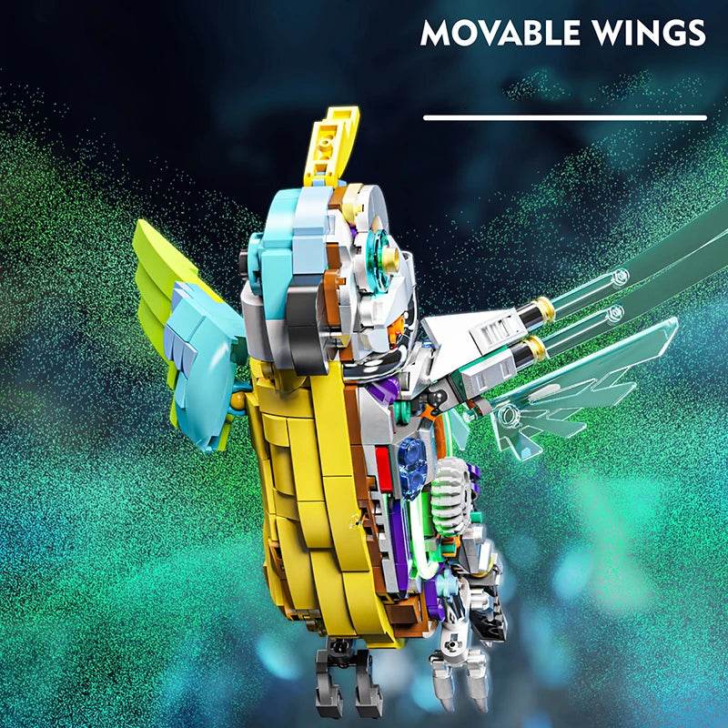 543PCS Mechanical Parrot Building Block Joints Movable Model - ToylandEU