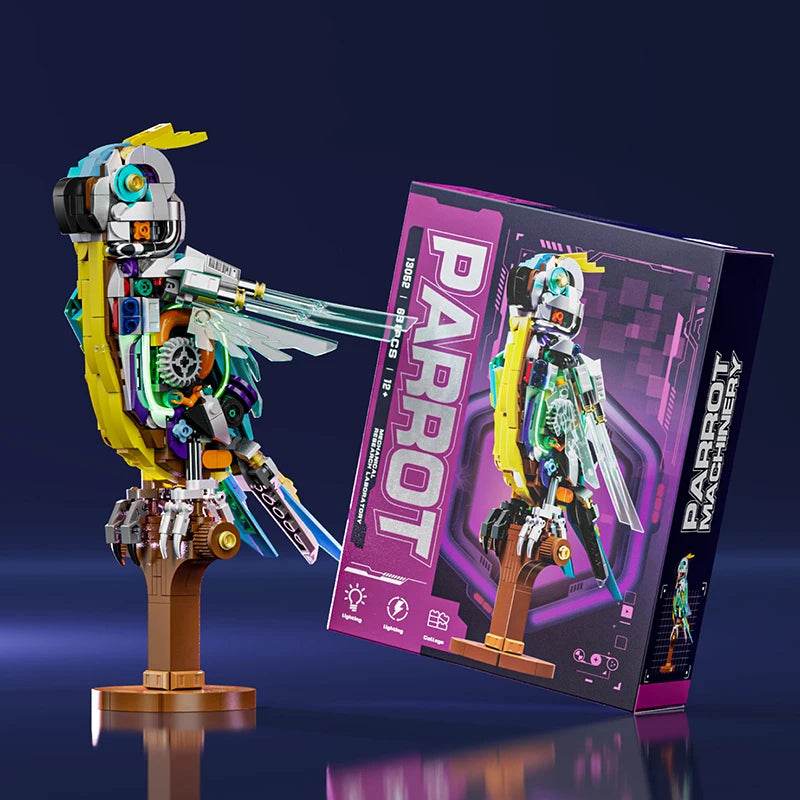 543PCS Mechanical Parrot Building Block Joints Movable Model - ToylandEU