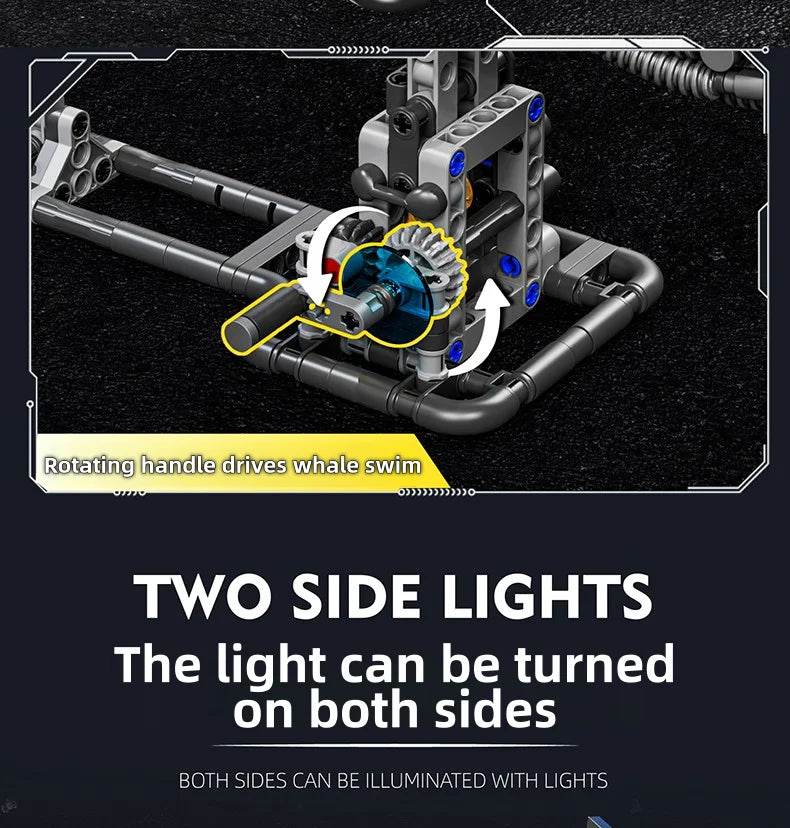 543PCS Mechanical Parrot Building Block Joints Movable Model - ToylandEU