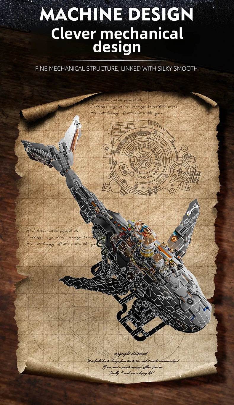 543PCS Mechanical Parrot Building Block Joints Movable Model - ToylandEU