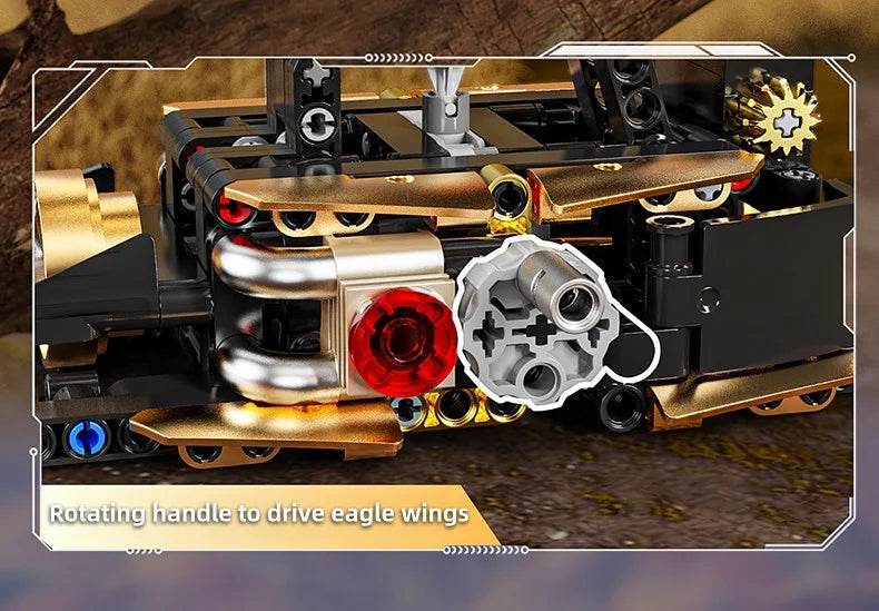 543PCS Mechanical Parrot Building Block Joints Movable Model - ToylandEU