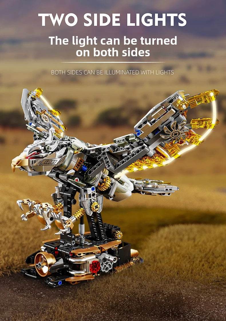 543PCS Mechanical Parrot Building Block Joints Movable Model - ToylandEU