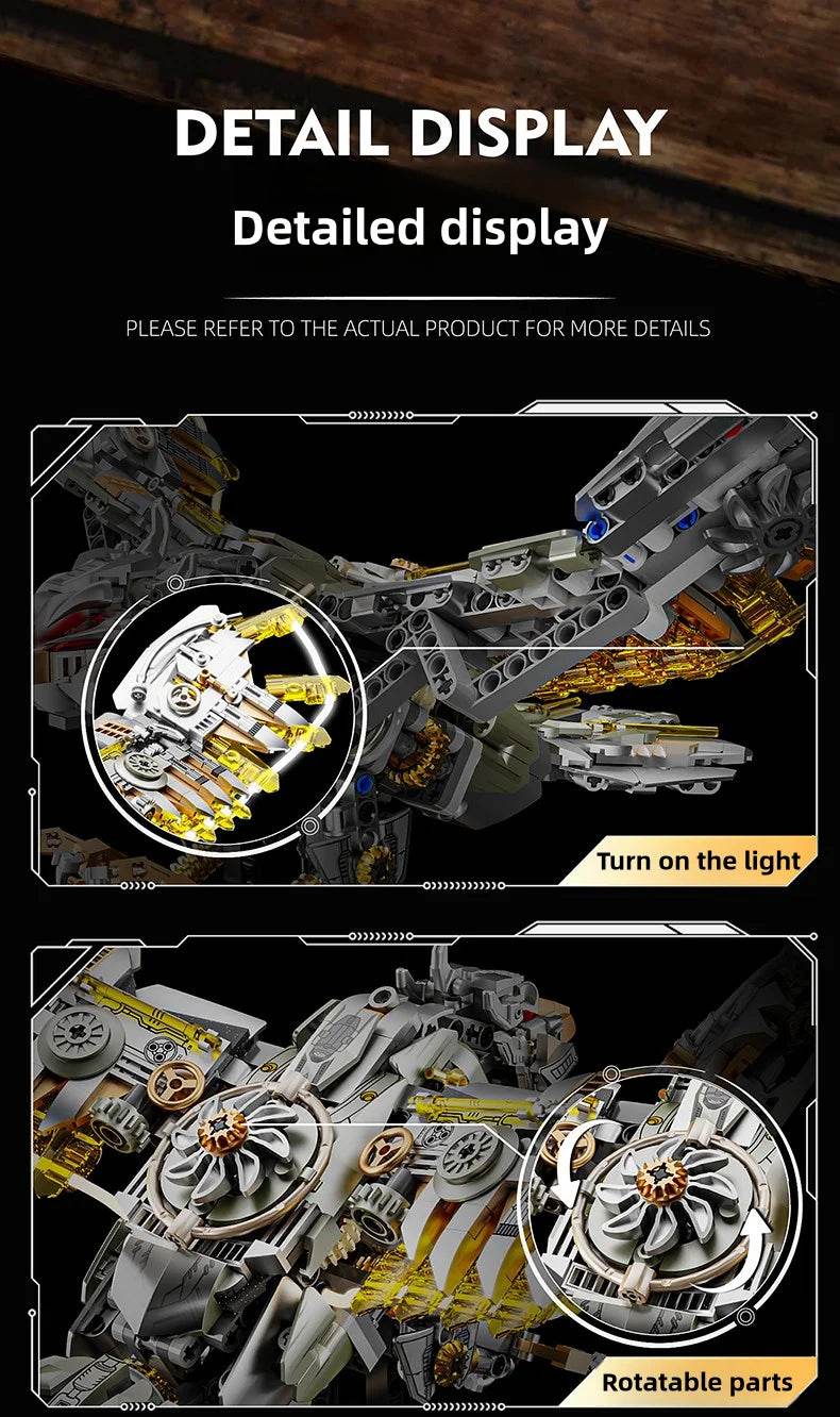 543PCS Mechanical Parrot Building Block Joints Movable Model - ToylandEU