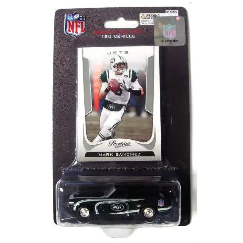 New York Jets Mark Sanchez 1:64 Chevy Camaro with Trading Card