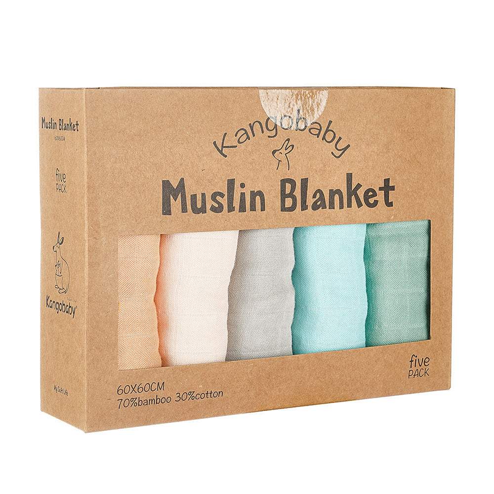 Baby Gauze Saliva Towel Bib | Bamboo Fiber Blend