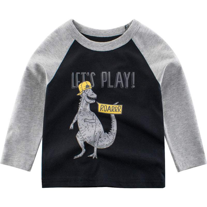 Kids' Korean-Style Long-Sleeve T-Shirt | Unisex